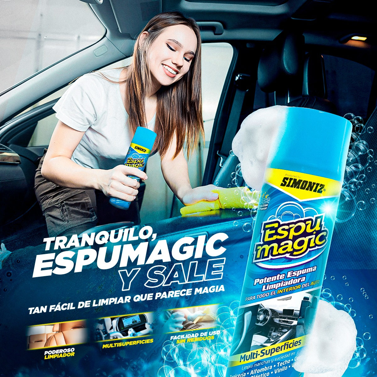 ESPUMAGIC® - Limpiador Multisuperficies Premium